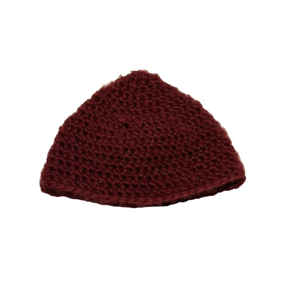 newborn baby hat NEW hand‎ crocheted yarn